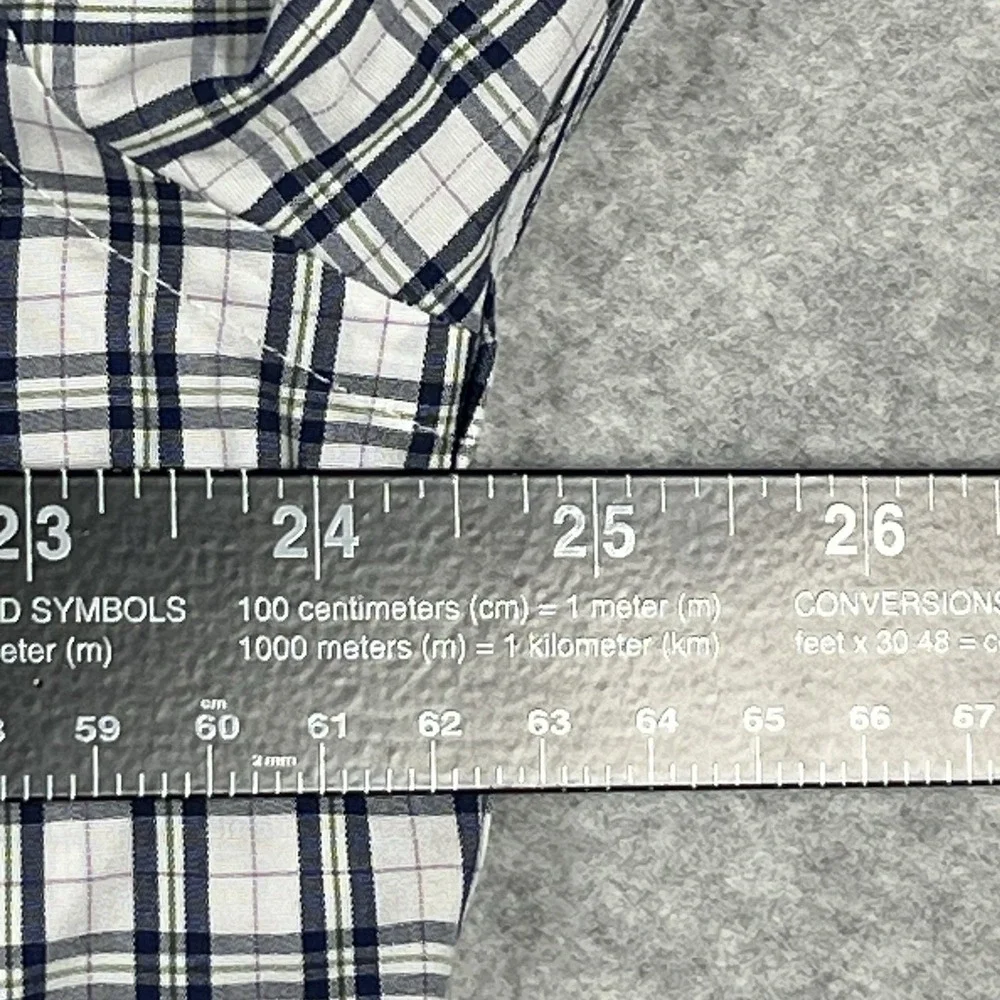 Brooks Brothers Mens L Traditional Non-Iron Button‎ Shirt Long Sleeve Blue/White